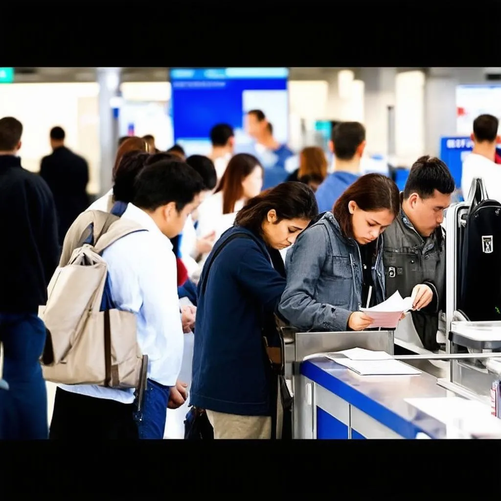 Airport Check-in Counter